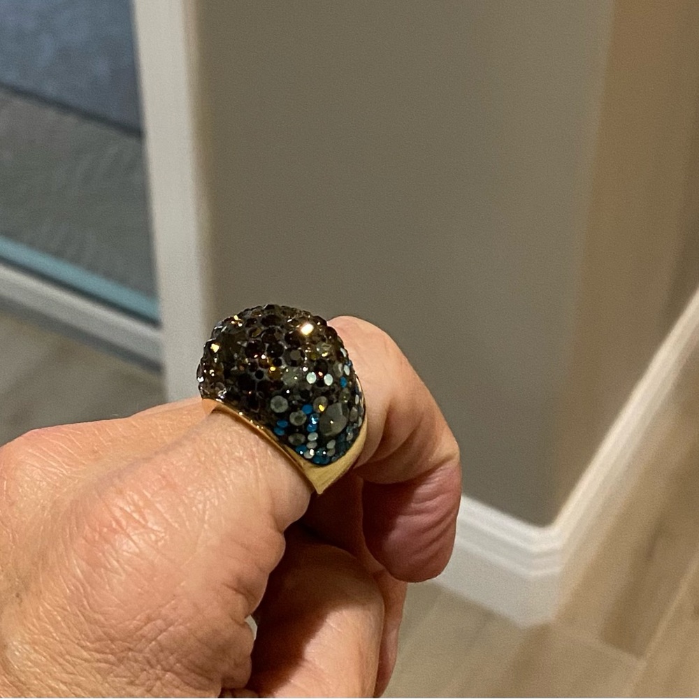 Swarovski multi color 18k Vermeil Ring